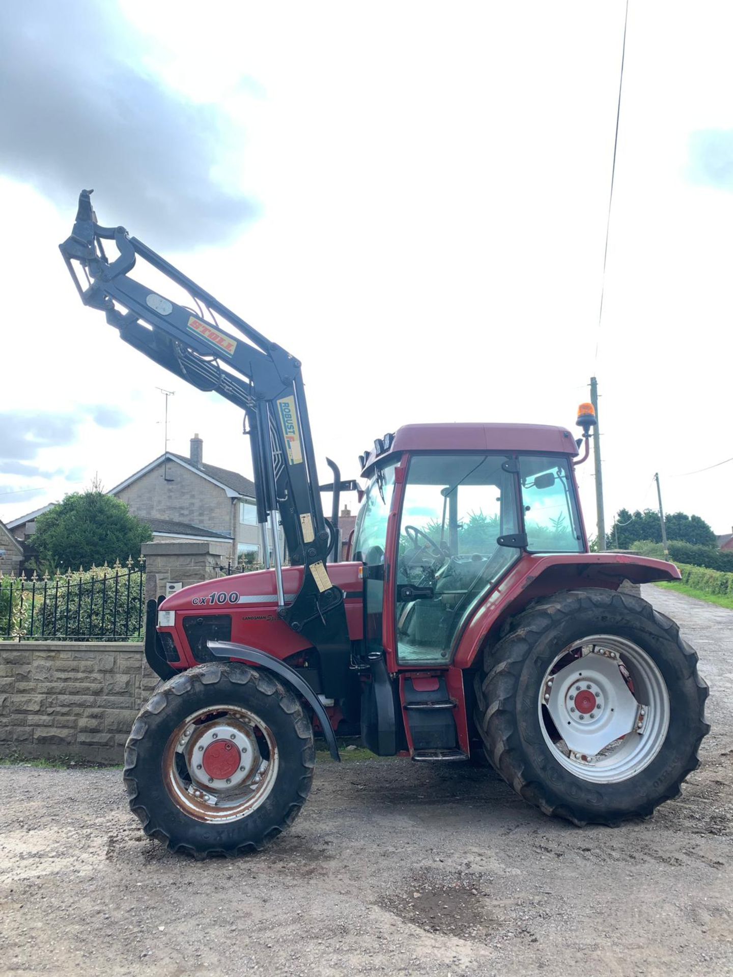 2002 CASE IH CX100 DELUXE MODEL 100 HP 4WD DIESEL TRACTOR C/W FRONT ATTACHMENT, CAB HEATER - Image 4 of 12