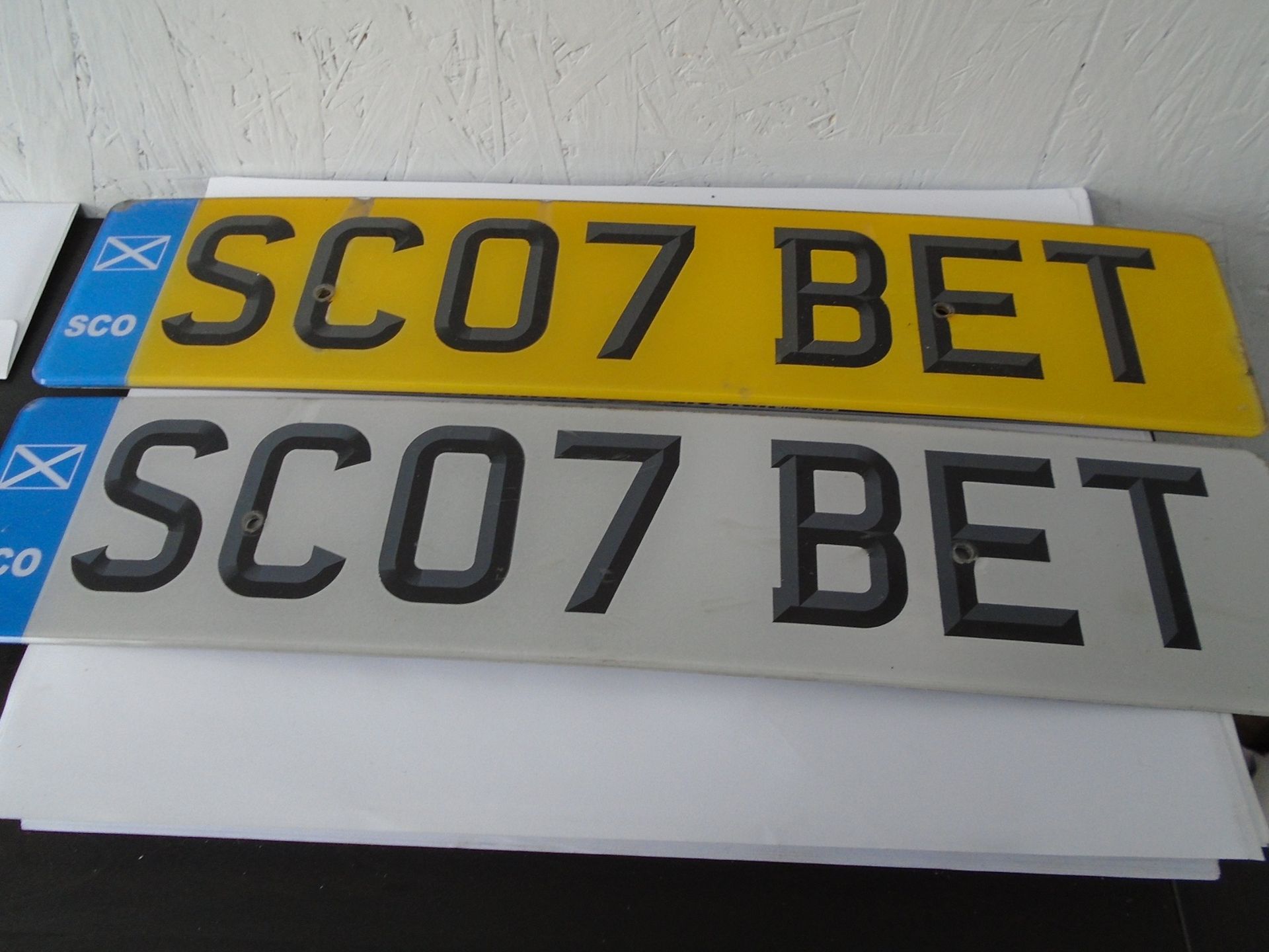 SC07 BET CHERISHED NUMBER PLATE *NO VAT* - Image 2 of 2