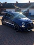 2017/67 REG FIAT ABARTH 595 TURISMO 1.4 PETROL BLUE 3 DOOR HATCHBACK *NO VAT*