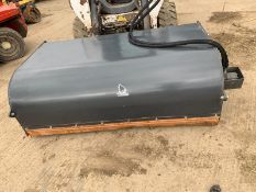 NEW AND UNUSED 72" WOLVERINE HYDRAULIC SKID STEER ATTACHMENT SWEEPER / BROOM FOR BOBCAT *PLUS VAT*