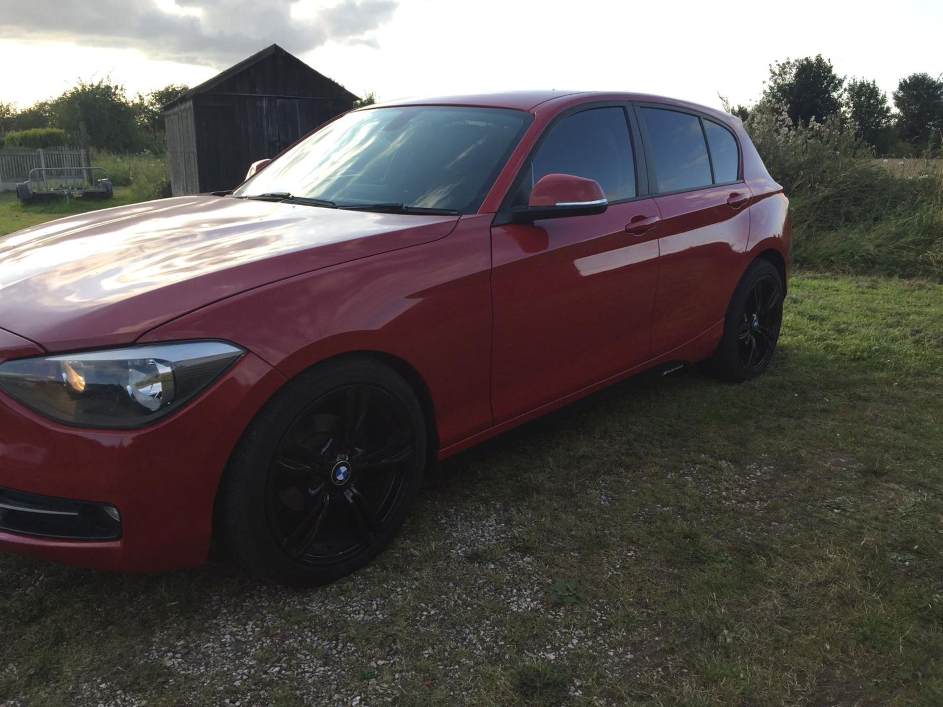 2014/64 REG BMW 116D EFFICIENT DYNAMICS 1.6 DIESEL RED 5 DOOR HATCHBACK *NO VAT* - Image 3 of 14