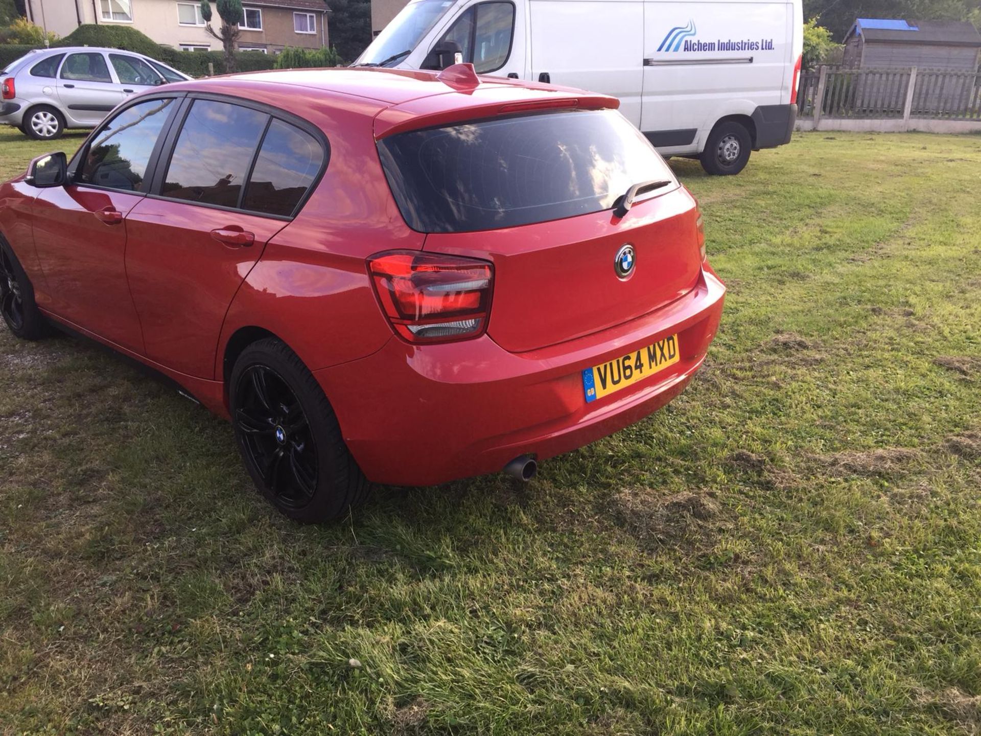 2014/64 REG BMW 116D EFFICIENT DYNAMICS 1.6 DIESEL RED 5 DOOR HATCHBACK *NO VAT* - Image 4 of 14
