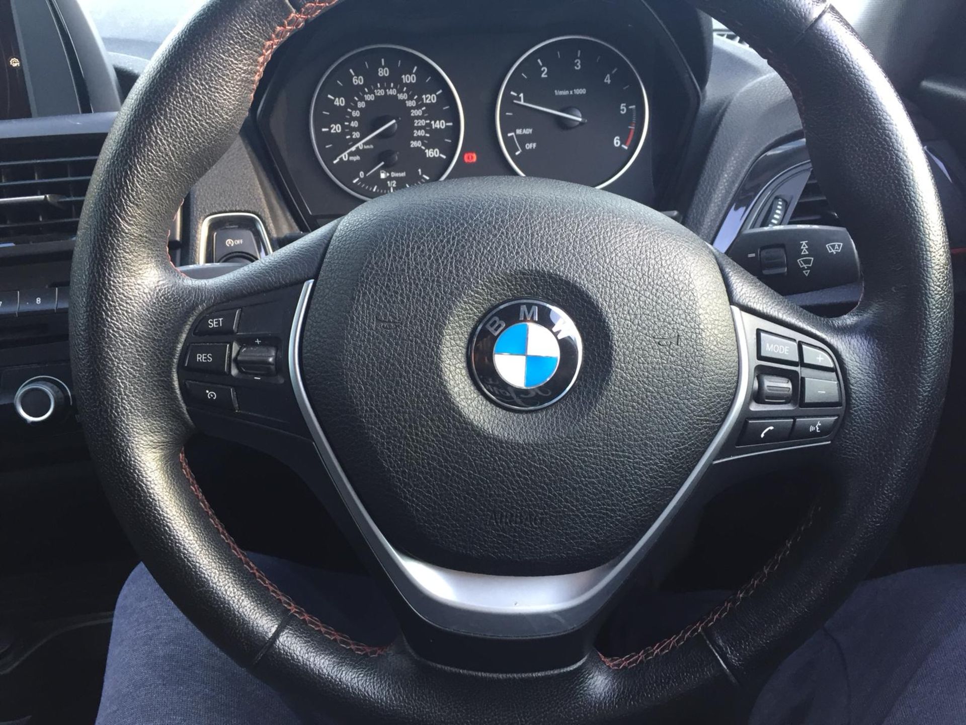2014/64 REG BMW 116D EFFICIENT DYNAMICS 1.6 DIESEL RED 5 DOOR HATCHBACK *NO VAT* - Image 11 of 14