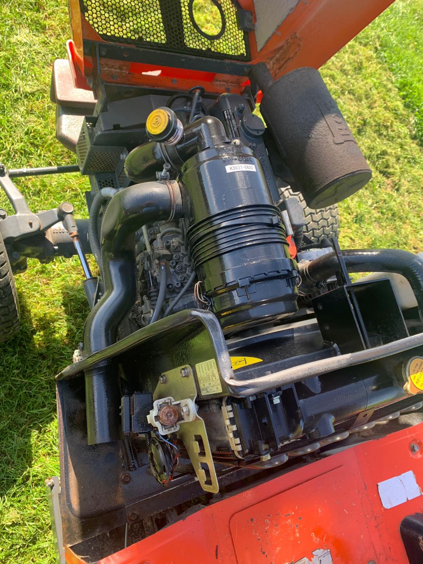 2012 KUBOTA F3680 OUT FRONT 4WD HST MOWER, TURF TYRES, 35 HP DIESEL ENGINE *PLUS VAT* - Image 14 of 15