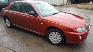 LOW MILES! 2004/54 REG ROVER 75 CLASSIC RED PETROL 4 DOOR SALOON, SHOWING 1 FORMER KEEPER *NO VAT*