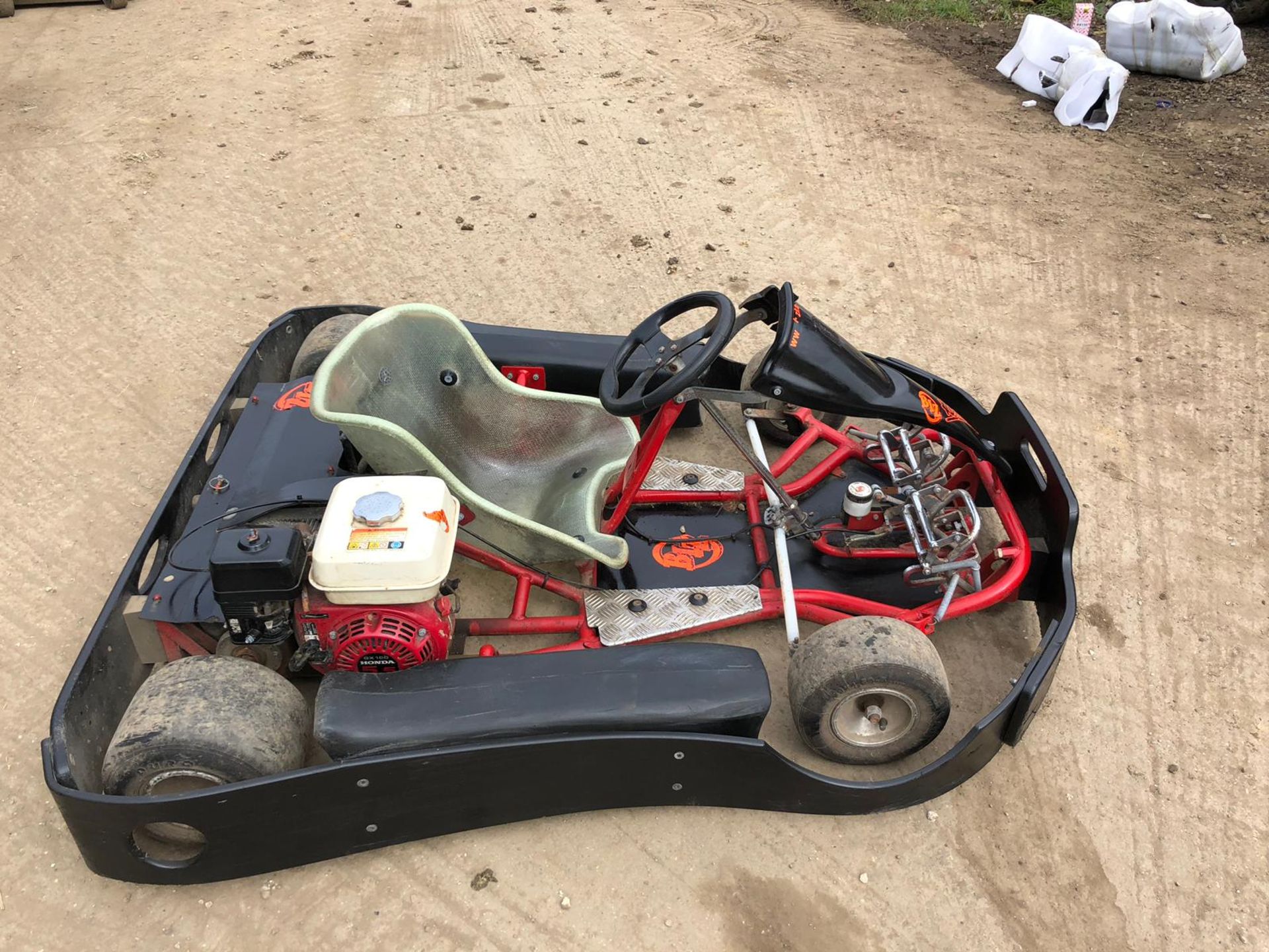 BIZ PETROL PROFESSIONAL GO KART, 5.5HP HONDA ENGINE, RUNS AND WORKS WELL *NO VAT*