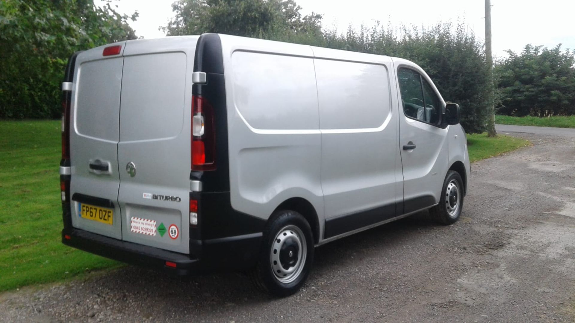 2018/67 REG VAUXHALL VIVARO 2900 BITURBO CDTI 1.6 DIESEL PANEL VAN, SHOWING 0 FORMER KEEPERS *NO VAT - Image 4 of 9