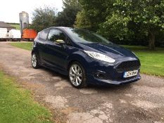 2014/14 REG FORD FIESTA ECONETIC TECH TDCI 1.6 DIESEL CAR DERIVED VAN, SHOWING 0 FORMER KEEPERS