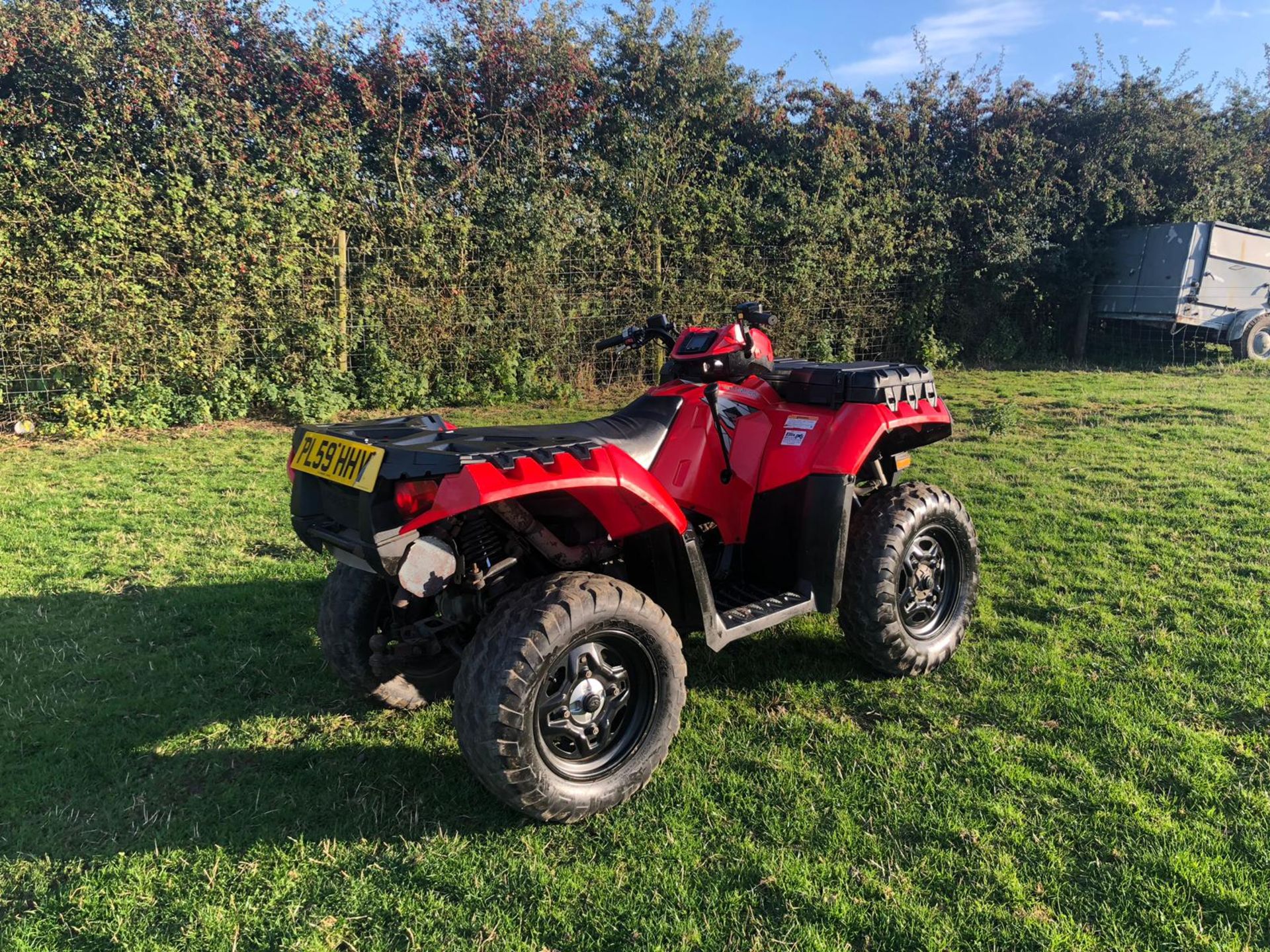 2009/59 REG POLARIS SPORTSMAN 550CC FARM QUAD, ROAD REGISTERED, 4 WHEEL DRIVE *NO VAT* - Image 3 of 9