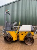 BENFORD TV1200 DOUBLE DRUM RIDE ON VIBRATING ROLLER *PLUS VAT*