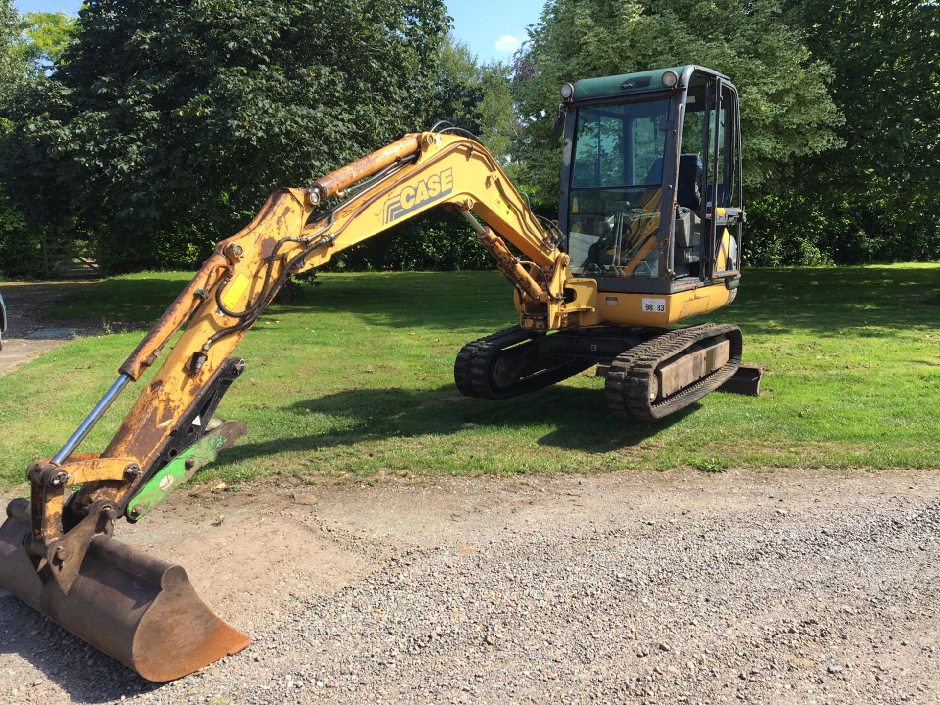 CASE CX35 3.5 TON TRACKED MINI DIGGER / EXCAVATOR 1 X BUCKET, RUNS, WORKS AND DIGS *NO VAT*