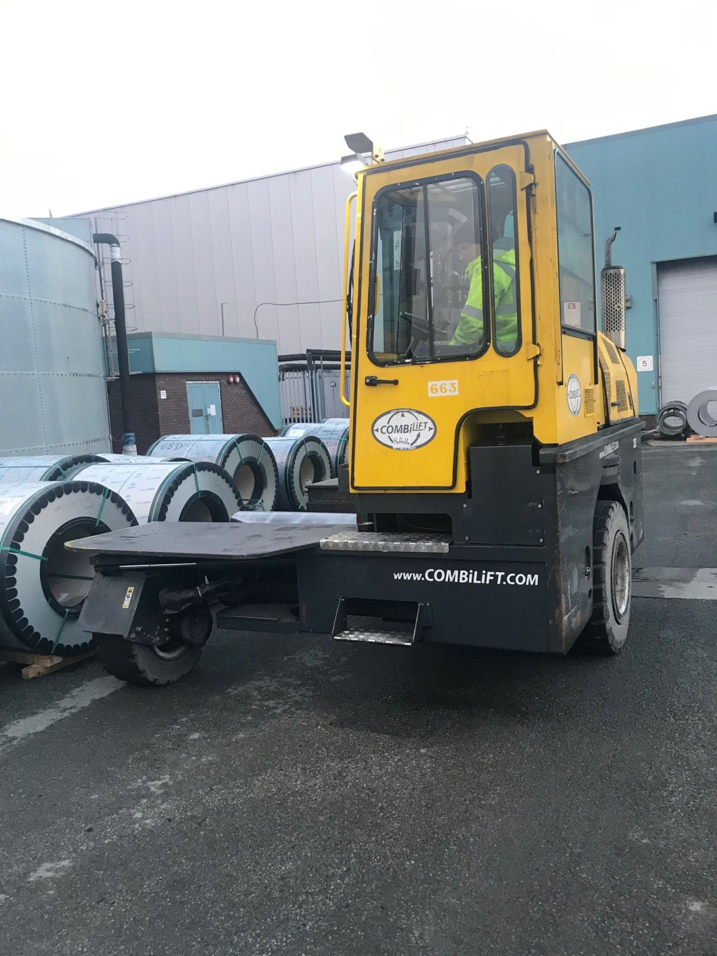 COMBILIFT C14000 SIDELOADER DIESEL FORKLIFT, YEAR 2013 *PLUS VAT*