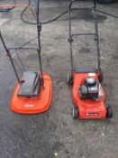 X2 WALK BEHIND SELF PROPELLED PUSH MOWERS - CASTLEGARDEN & FLYMO, NO RESERVE *NO VAT*