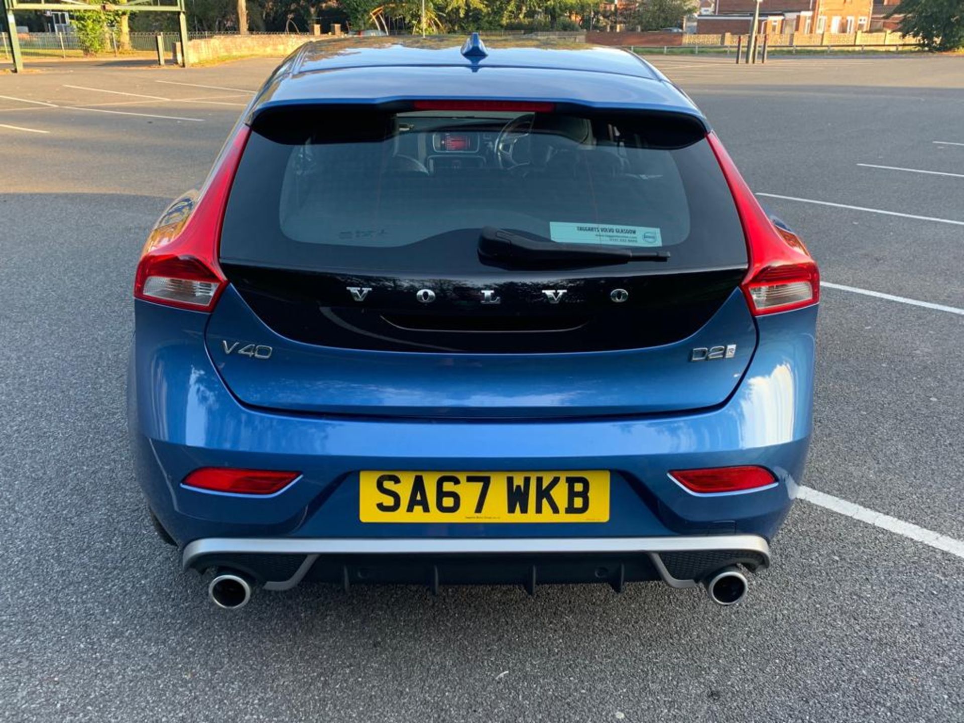 2017/67 REG VOLVO V40 R-DESIGN NAV + D2 2.0 DIESEL BLUE 5 DOOR HATCHBACK, SHOWING 1 FORMER KEEPER - Image 6 of 19