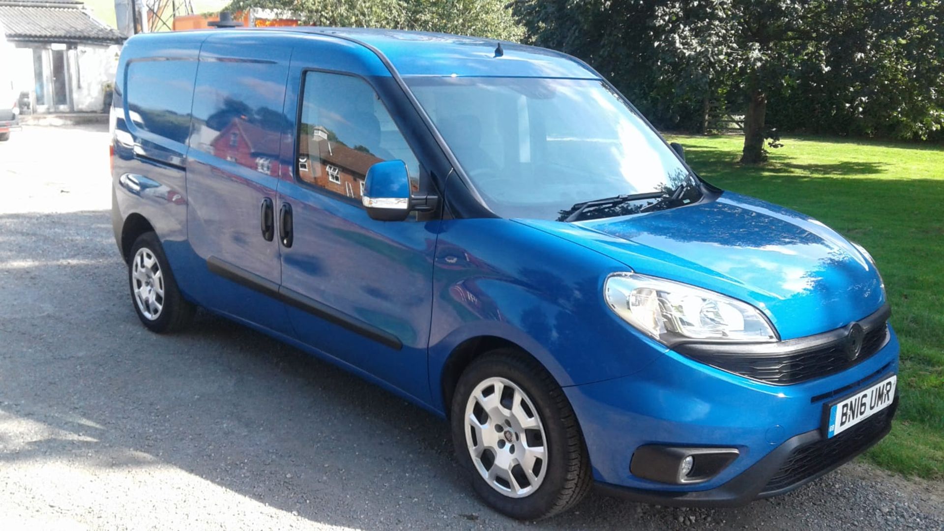 2016/16 REG FIAT DOBLO SX MULTI-JET 1.25 DIESEL BLUE PANEL VAN, SHOWING 0 FORMER KEEPERS *NO VAT*