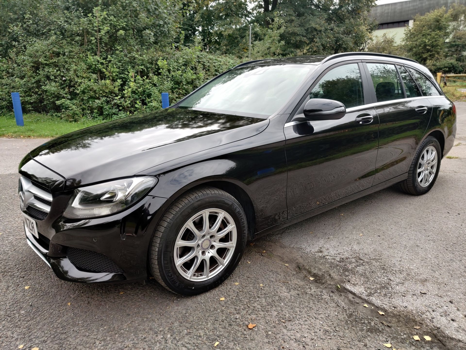 2016/66 REG MERCEDES-BENZ C200 D SE AUTO 1.6 DIESEL BLACK ESTATE, SHOWING 0 FORMER KEEPERS *NO VAT* - Image 3 of 23