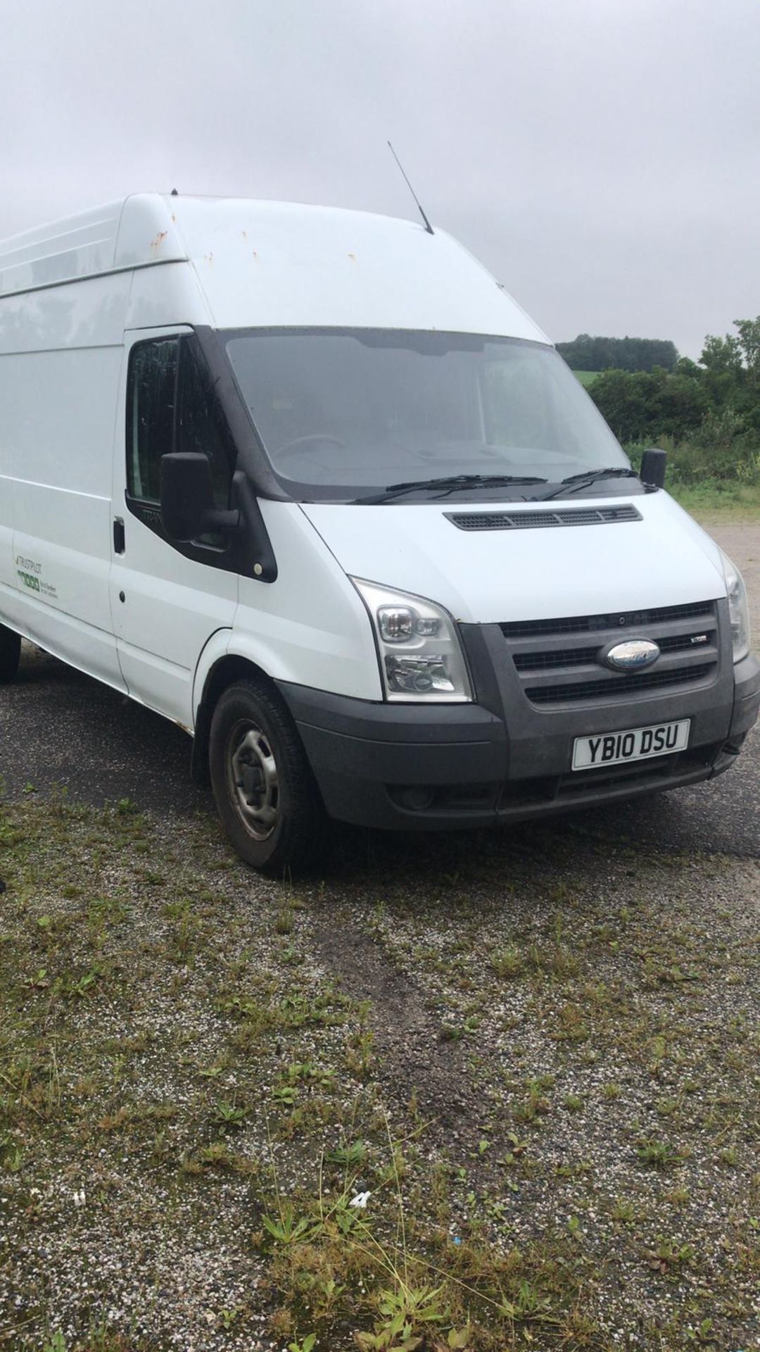 2010/10 REG FORD TRANSIT 115 T350L RWD 2.4 DIESEL WHITE PANEL VAN, SHOWING 3 FORMER KEEPERS *NO VAT*