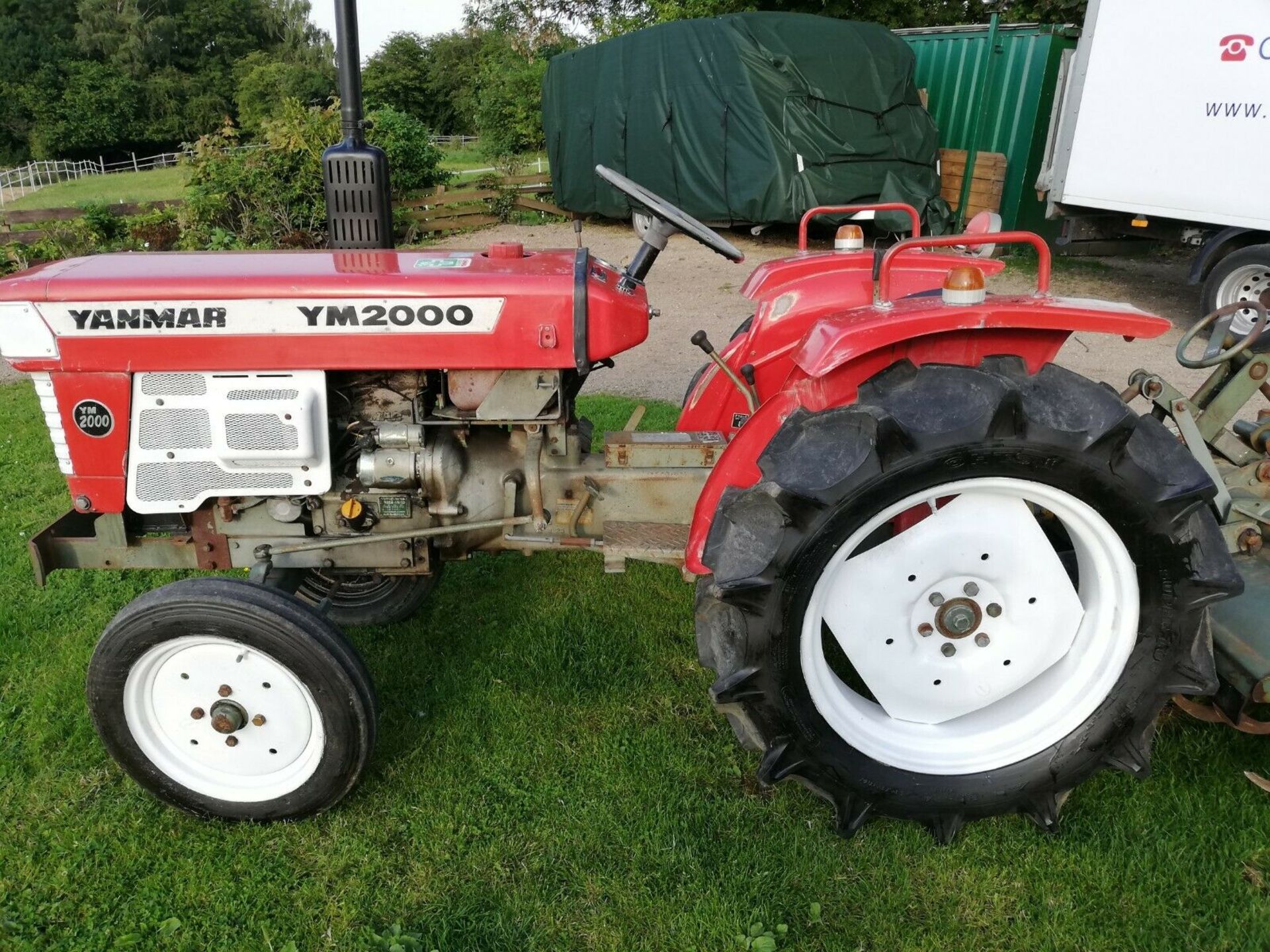 YANMAR YM2000 20HP 2WD COMPACT TRACTOR & ROTAVATOR *NO VAT*