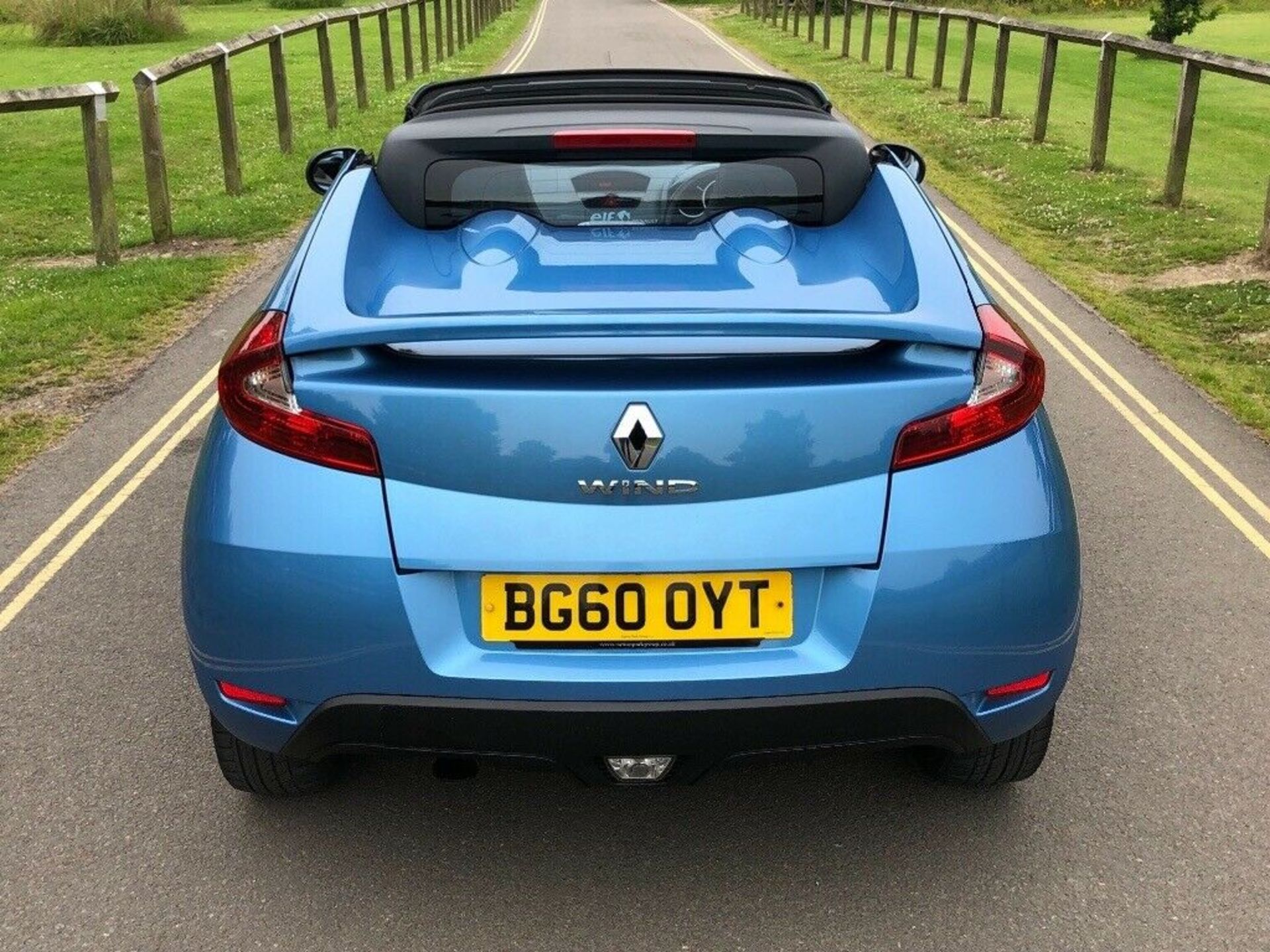 2010/60 REG RENAULT WIND ROADSTER DYNAMIQUE S TCE 1.2 BLUE PETROL CONVERTIBLE *NO VAT* - Image 5 of 9