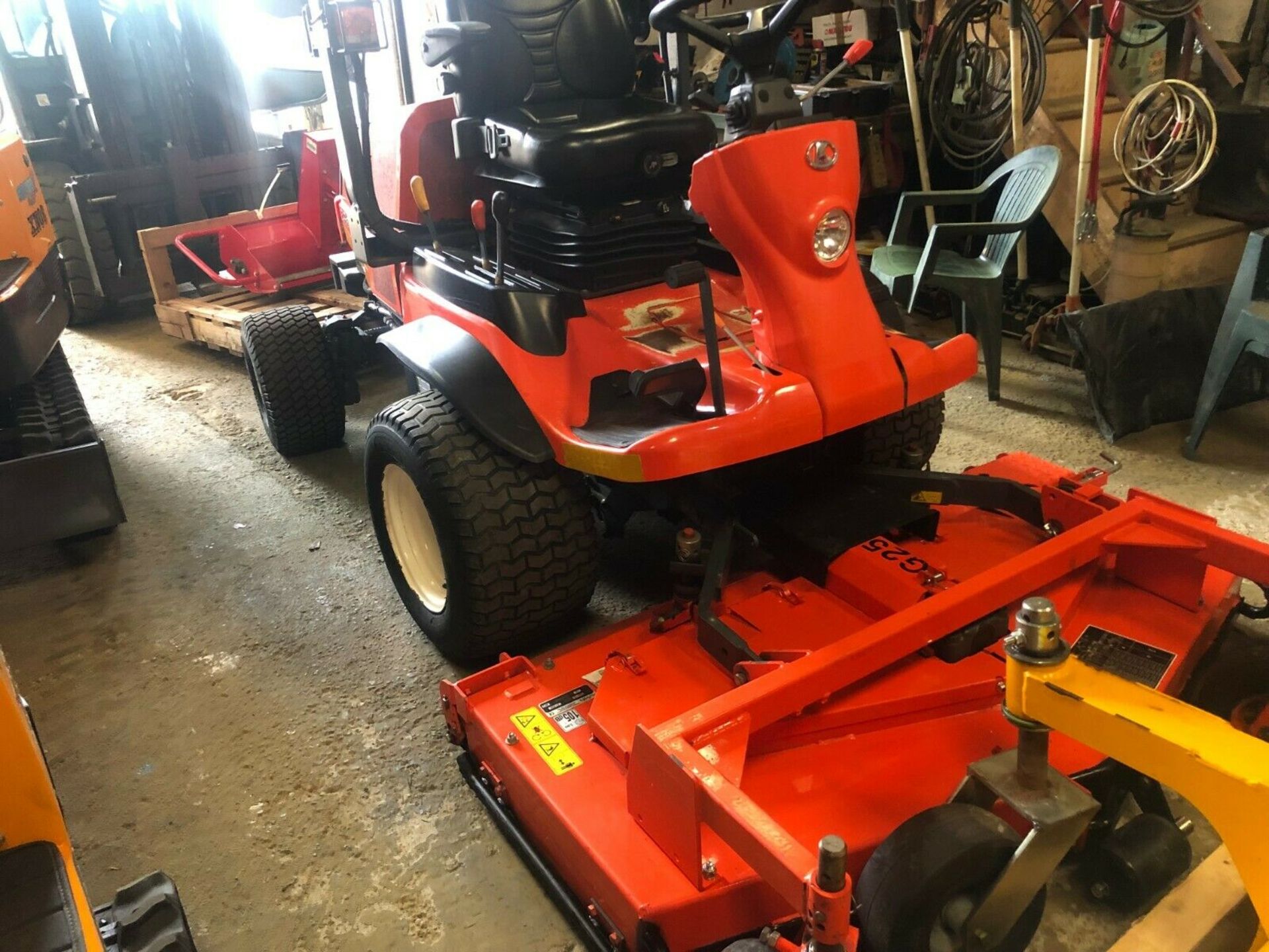 KUBOTA 3680 4x4, YEAR 2013, 60" REAR DISCHARGE UPFRONT ROTARY MOWER, HYDRO DRIVE. *PLUS VAT* - Image 9 of 9