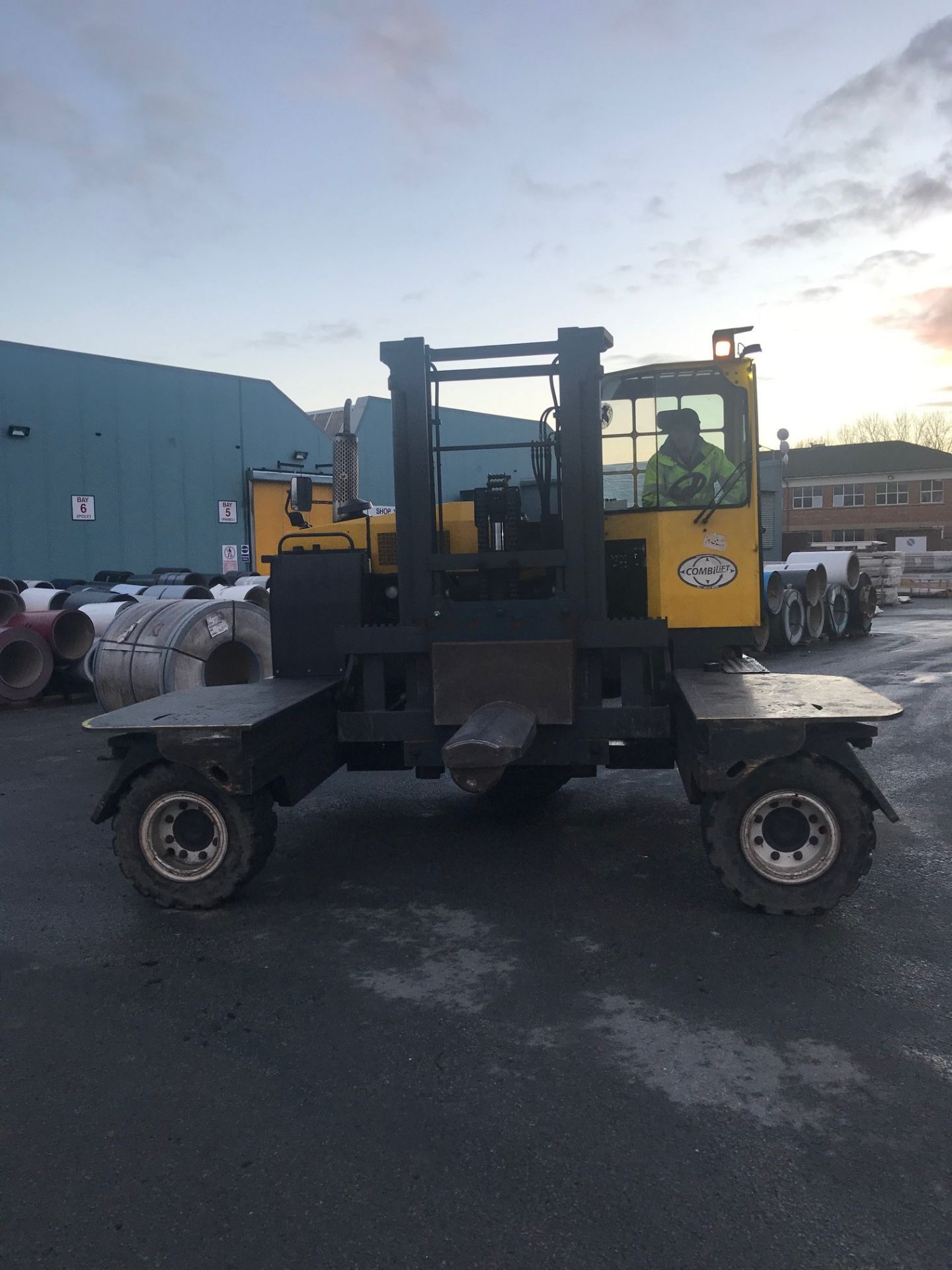 COMBILIFT C14000 SIDELOADER DIESEL FORKLIFT, YEAR 2013 *PLUS VAT*