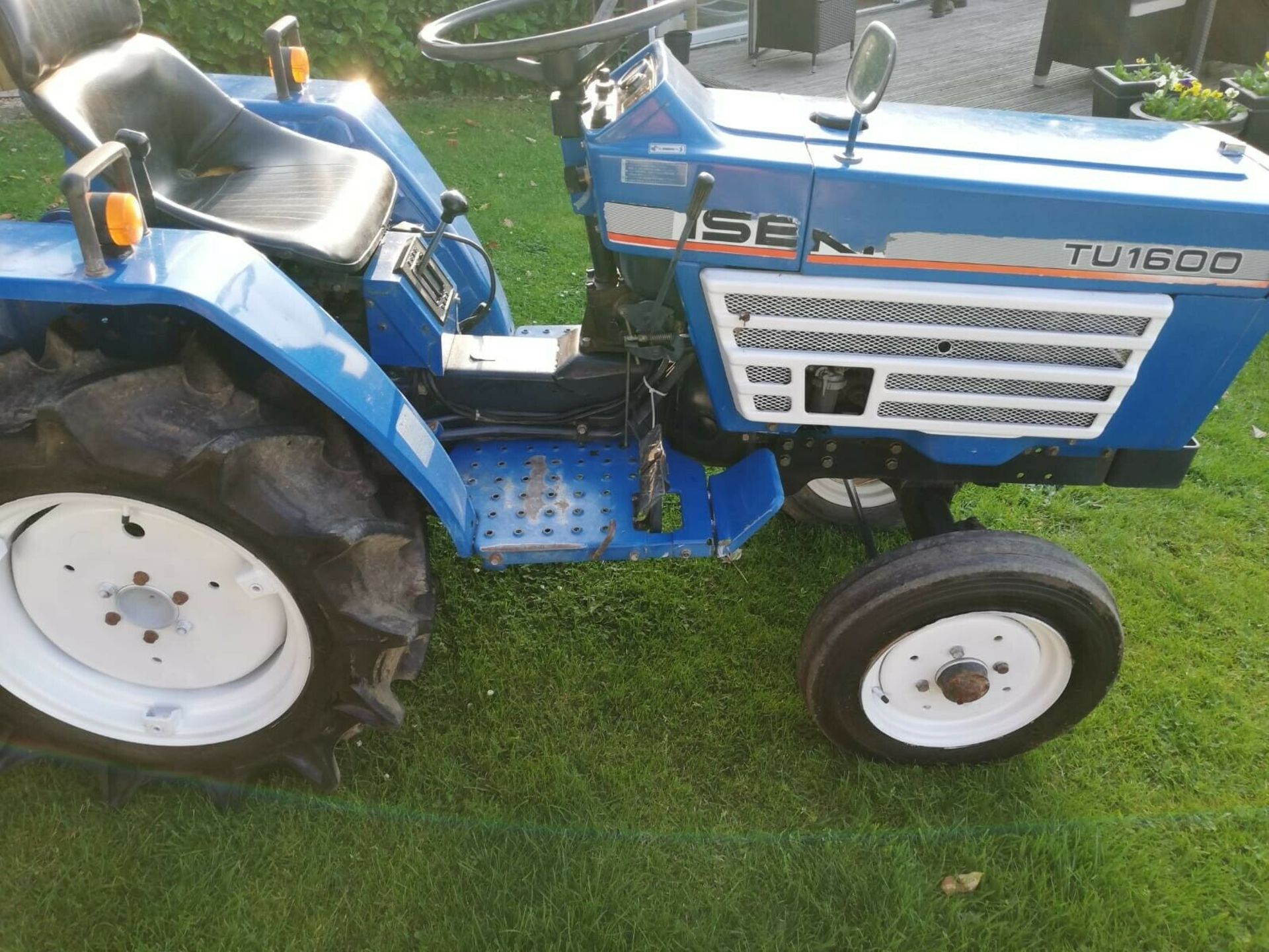 ISEKI TU1600 16HP 2WD COMPACT TRACTOR & ROTAVATOR *NO VAT* - Image 4 of 8