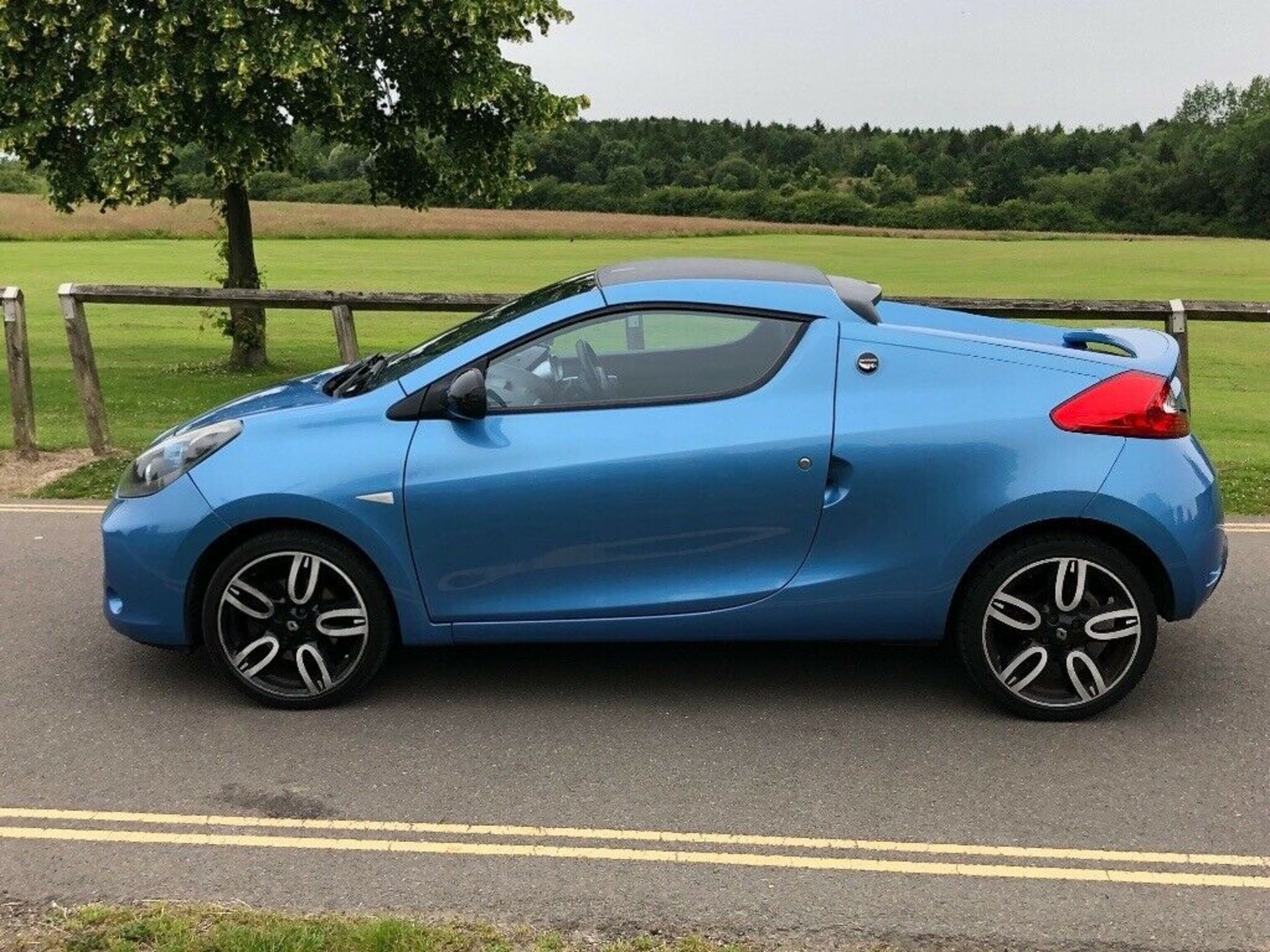 2010/60 REG RENAULT WIND ROADSTER DYNAMIQUE S TCE 1.2 BLUE PETROL CONVERTIBLE *NO VAT* - Image 7 of 9