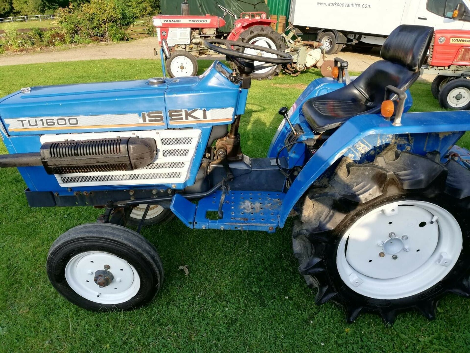 ISEKI TU1600 16HP 2WD COMPACT TRACTOR & ROTAVATOR *NO VAT* - Image 2 of 8