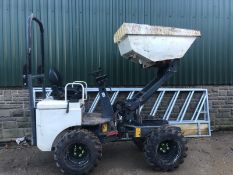 2014 TEREX HD1000 1 TONNE DUMPER, STARTS, RUNS, WORKS *PLUS VAT*