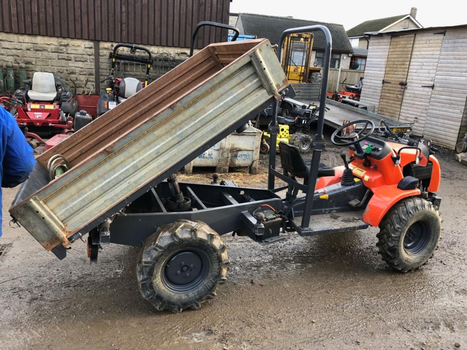 2011 ERREPPI BANTAM ORANGE 4WD 3 WAY TIPPER, STARTS, DRIVES AND TIPS *PLUS VAT*