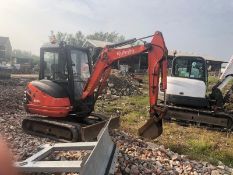 2013 KUBOTA KX61-3 2.5 TON DIGGER, SHOWING - 2350 HOURS, RUNS, WORKS & DIGS *PLUS VAT*