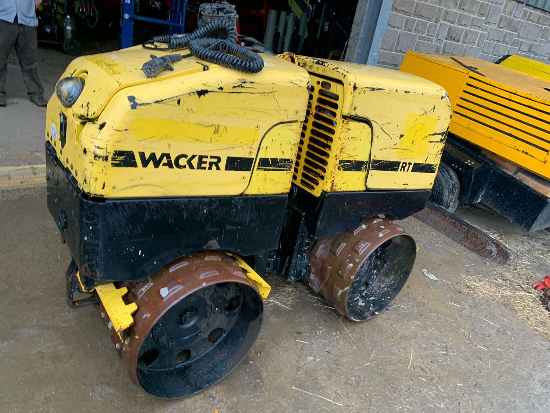 2006 WACKER RT TRENCH COMPACTOR WALK-BEHIND REMOTE CONTROL PADFOOT DRUMS *PLUS VAT*