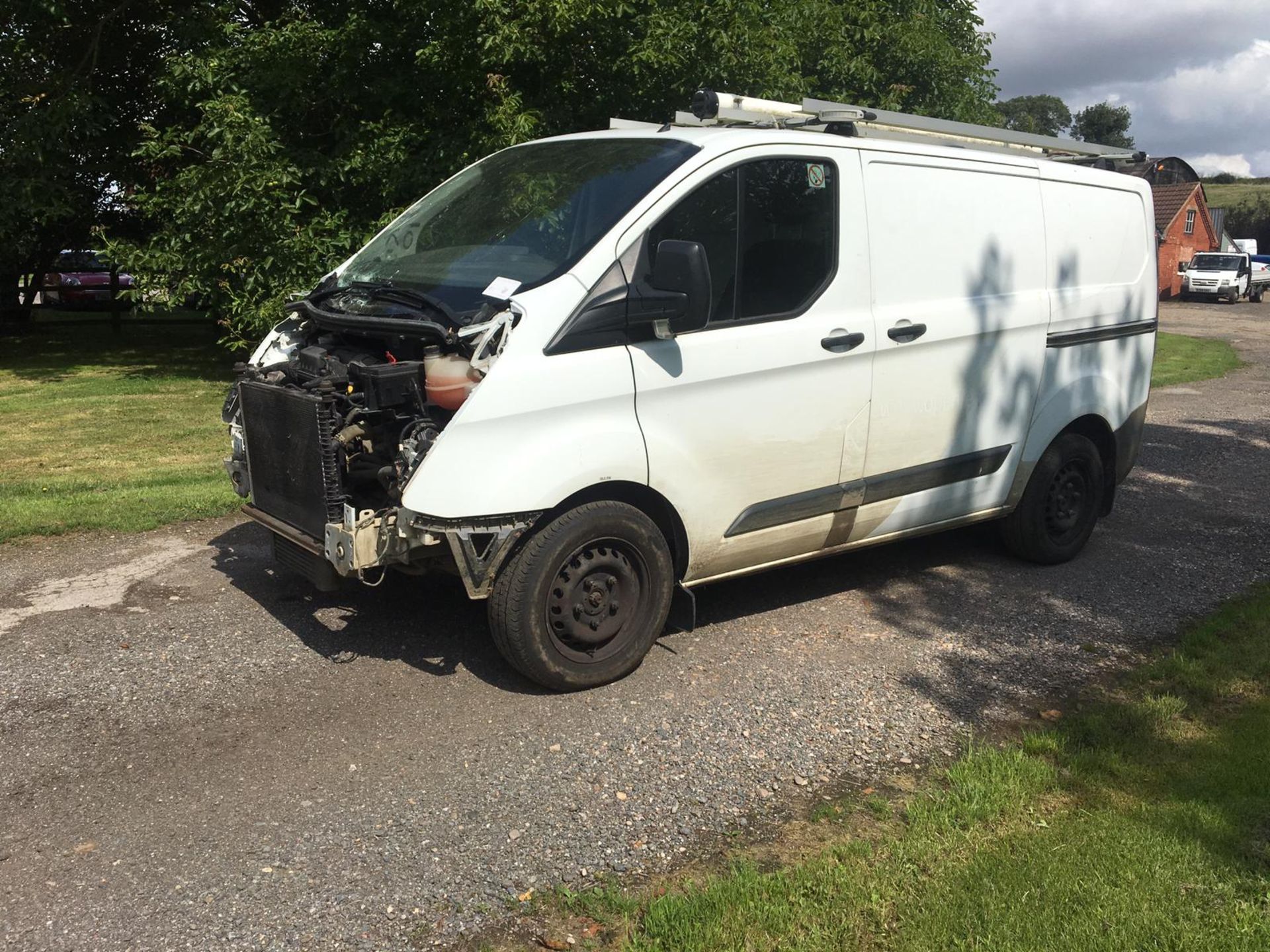 2016/16 REG FORD TRANSIT CUSTOM 310 ECO-TECH 2.2 DIESEL WHITE PANEL VAN, SHOWING 0 FORMER KEEPERS - Image 3 of 12