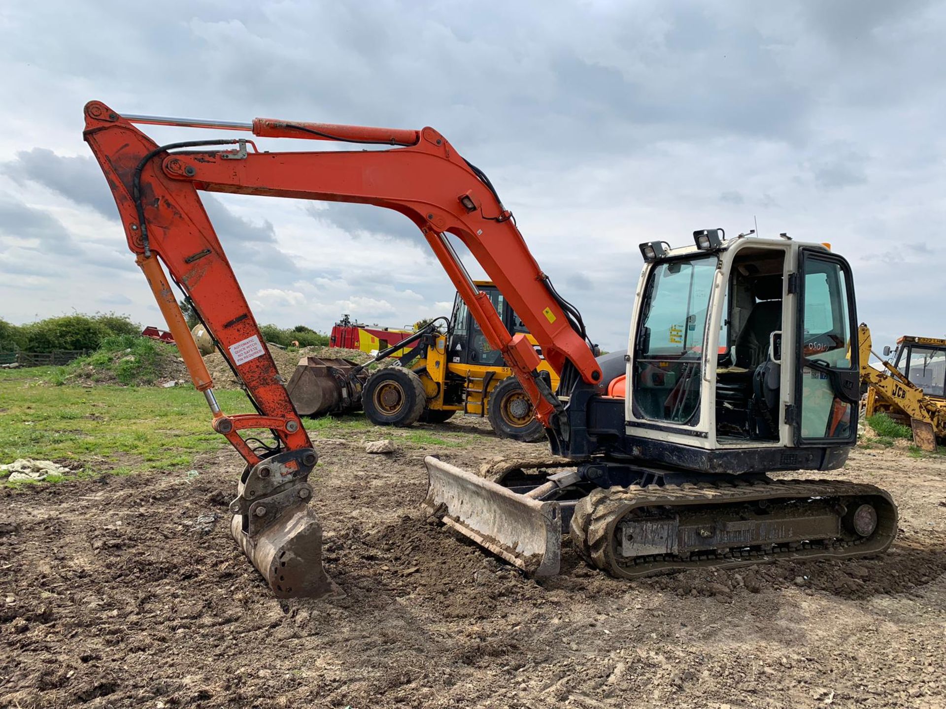 2008 KUBOTA KX080-3 CRAWLER TRACKED DIGGER / EXCAVATOR *PLUS VAT* - Bild 2 aus 13