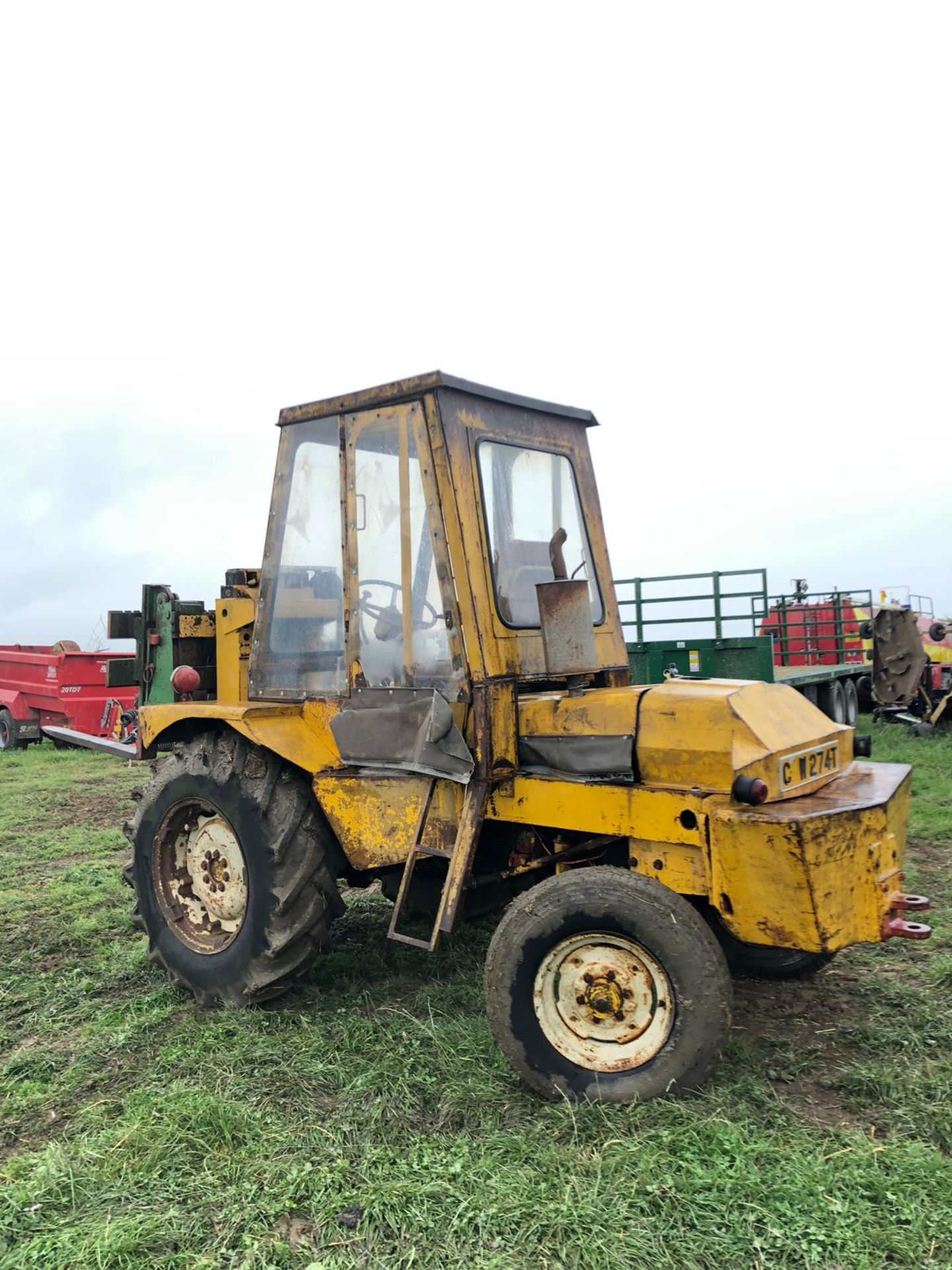 BONSER ROUGH TERRAIN FORK LIFT 3 STAGE MAST CONTAINER SPEC, RUNS WORKS AND LIFTS *NO VAT* - Bild 3 aus 6