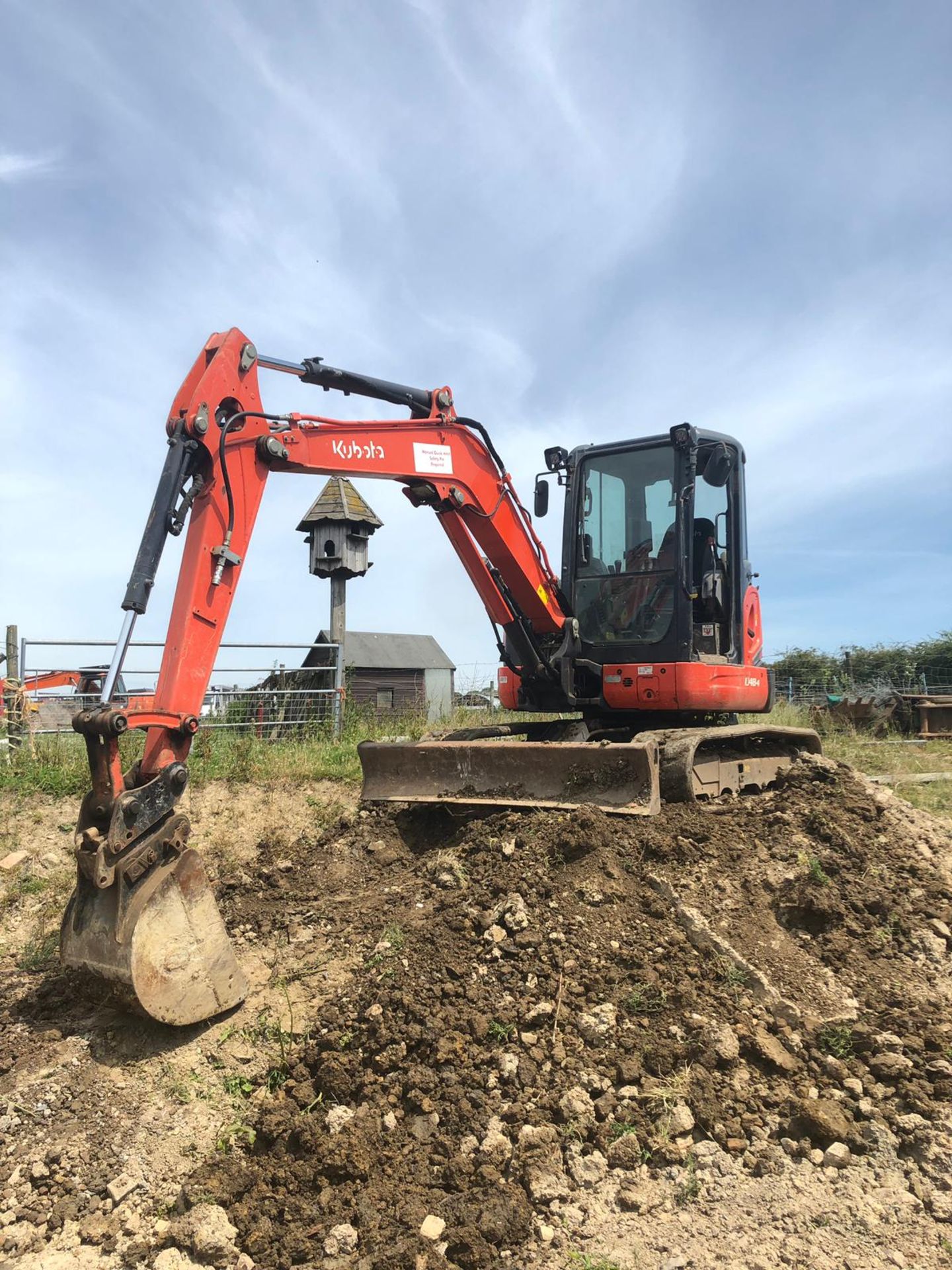 KUBOTA U48-4 TRACKED 5 TON MINI DIGGER / EXCAVATOR, YEAR 2012, HOURS 4161 *PLUS VAT* - Image 2 of 6