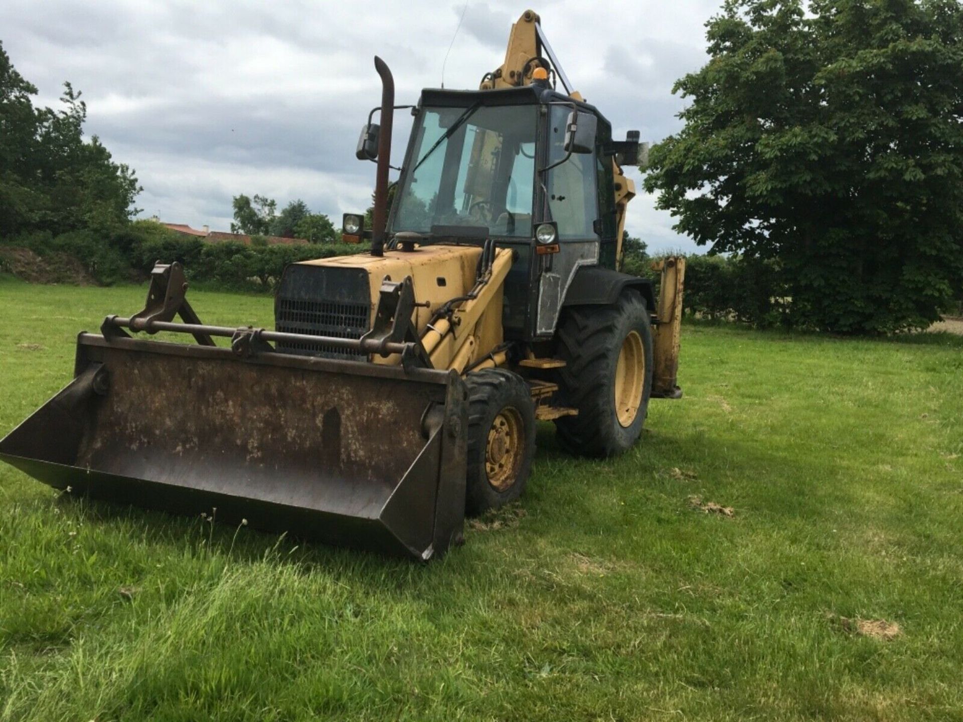 FORD NEW HOLLAND 655C 4X4 WHEEL DRIVE BACKHOE DIGGER, C/W FULL SET OF REAR BUCKETS *NO VAT* - Bild 6 aus 6