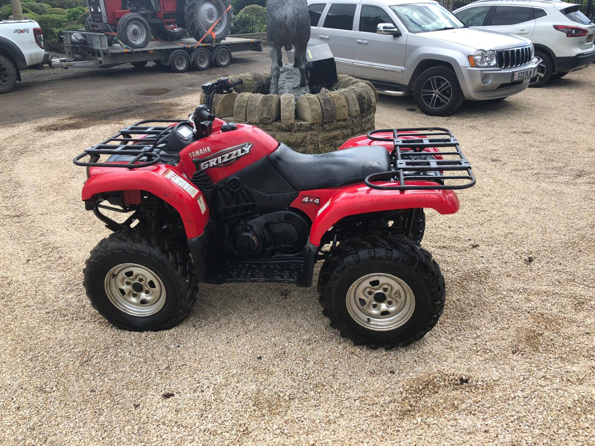 2010 YAMAHA GRIZZLY 660 4 WHEEL DRIVE FARM QUAD, RUNS & WORKS AS IT SHOULD *NO VAT* - Bild 2 aus 7