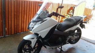 2014/14 REG HONDA NC 750 D-E WHITE / BLACK PETROL MOTORCYCLE *NO VAT*