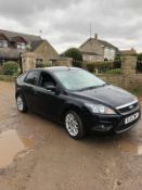 2010/10 REG FORD FOCUS ZETEC TDCI 109 1.6 DIESEL BLACK 5 DOOR HATCHBACK *PLUS VAT*