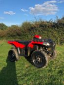 2009/59 REG POLARIS SPORTSMAN 550CC FARM QUAD, ROAD REGISTERED, 4 WHEEL DRIVE *NO VAT*