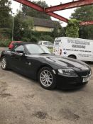 2007/57 REG BMW Z4 SE 2.0 PETROL BLACK CONVERTIBLE *NO VAT*