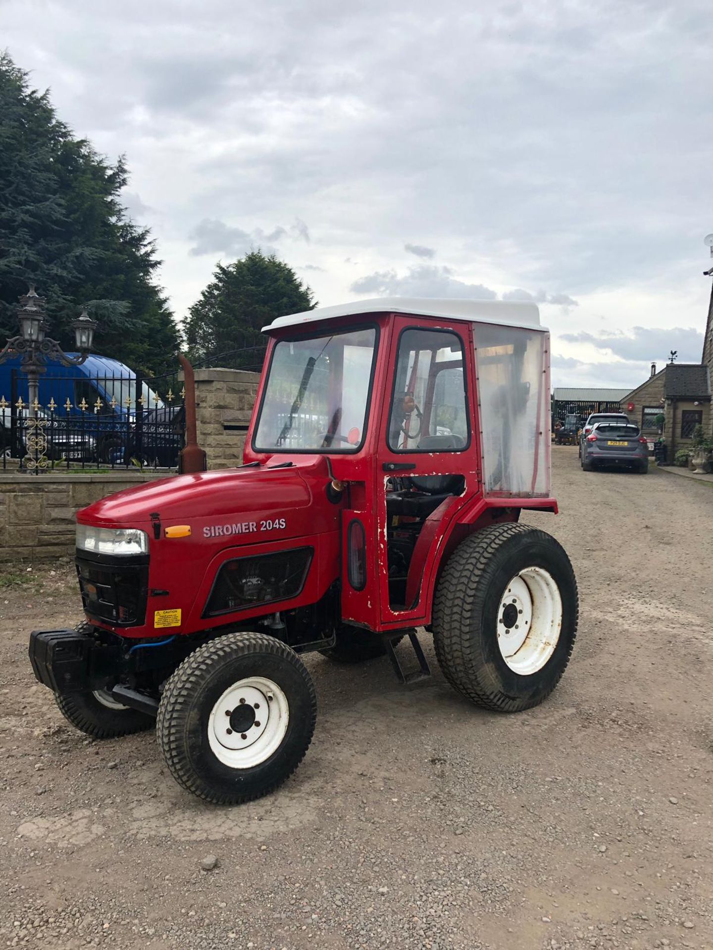 SIROMER 204S COMPACT TRACTOR 4 WHEEL DRIVE, YEAR 2006, RUNS, WORKS & DRIVES *NO VAT* - Image 3 of 6