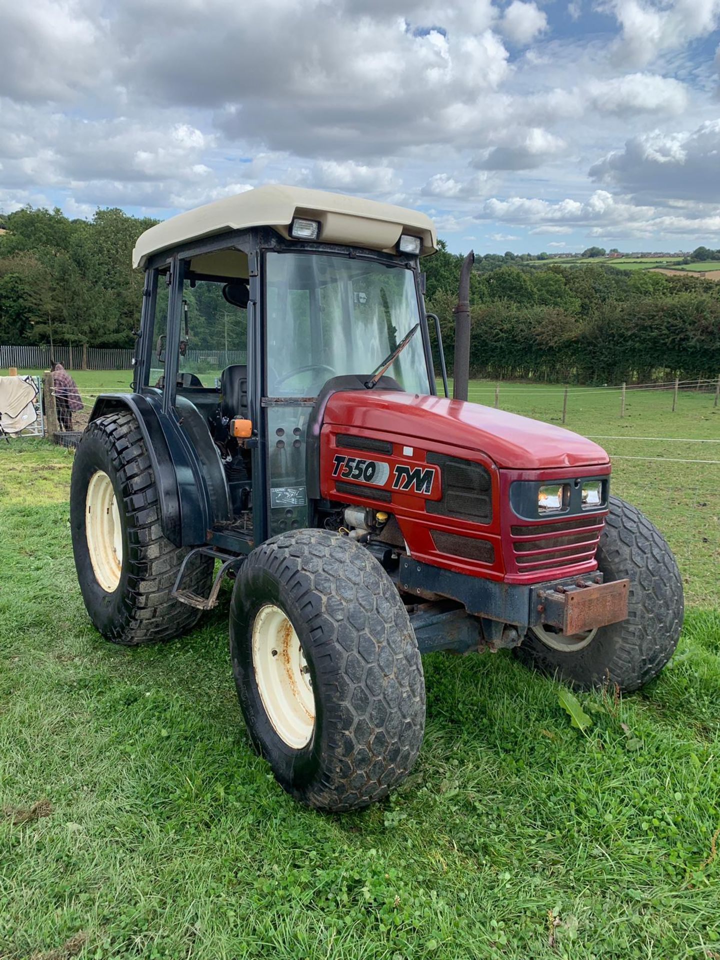 TYM T550 COMPACT TRACTOR WITH CAB, RUNS AND WORKS, SHOWING 2219 HOURS (UNVERIFIED) *PLUS VAT* - Image 2 of 14