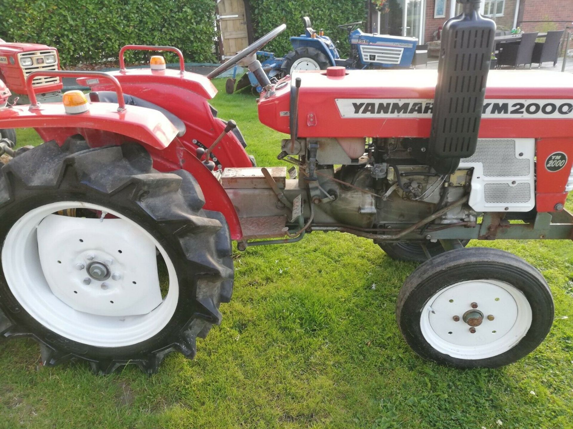 YANMAR YM2000 20HP 2WD COMPACT TRACTOR & ROTAVATOR *NO VAT* - Image 4 of 7