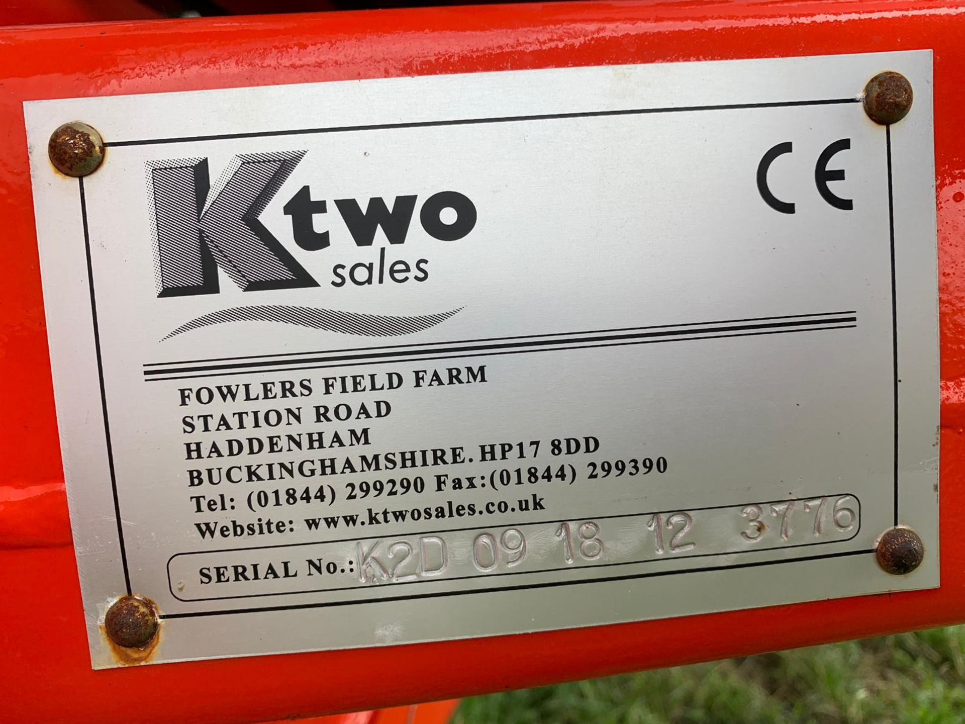 BRAND NEW 12 TONNE KTWO MUCK SPREADER, NEVER BEEN USED *PLUS VAT* - Image 10 of 11