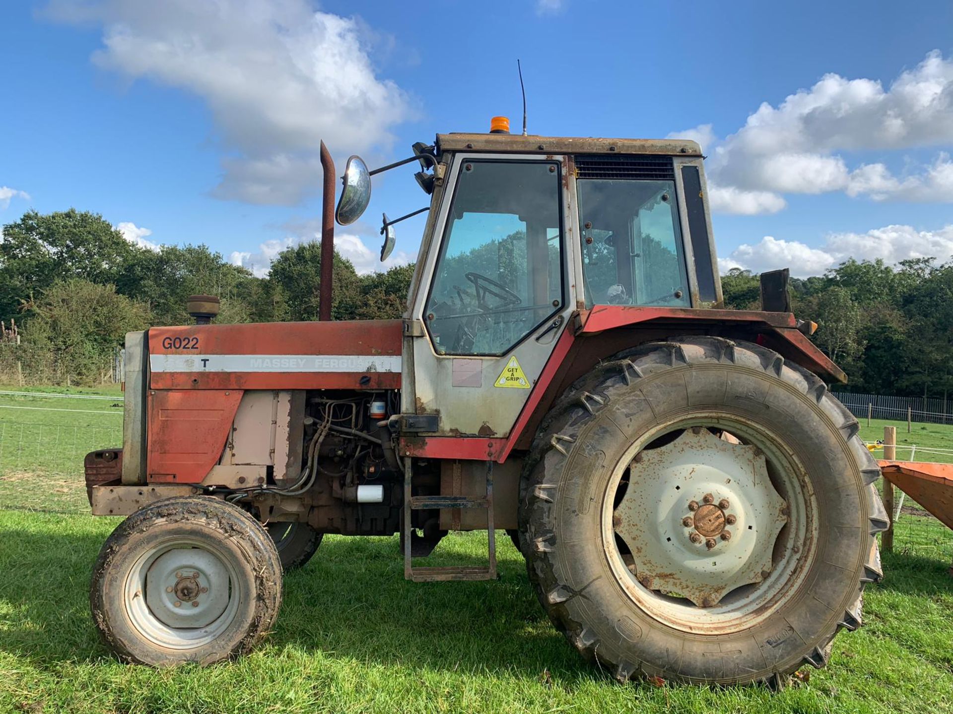 1985/C REG MASSEY FERGUSON 698T TRACTOR, REVERSING CAMERA, CAB HEATER, RUNS AND WORKS *PLUS VAT* - Image 4 of 16