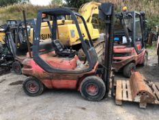 LANSING H25D FORKLIFT, SHOWING 9325 HOURS (UNVERIFIED), RUNS, DRIVES AND LIFTS *PLUS VAT*