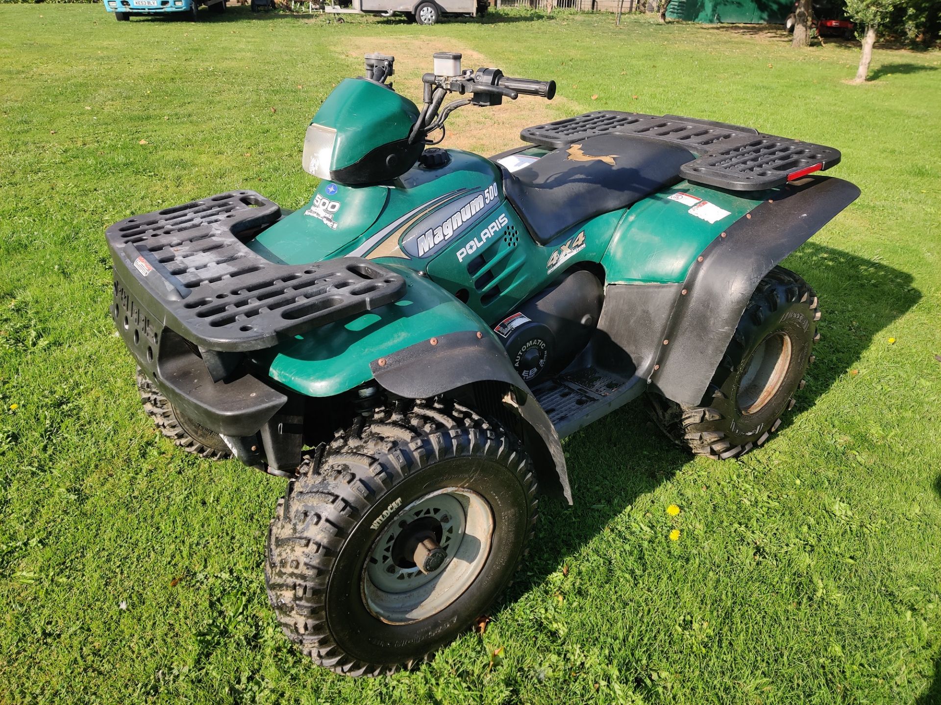 POLARIS MAGNUM 500CC HDSII 4X4 QUADBIKE GREEN, YEAR 2000 *PLUS VAT* - Image 3 of 9