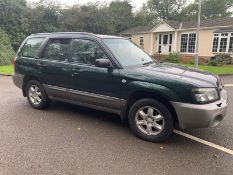 2004/04 REG SUBARU FORESTER X ALL WEATHER 2.0 PETROL GREEN / GREY ESTATE *NO VAT*